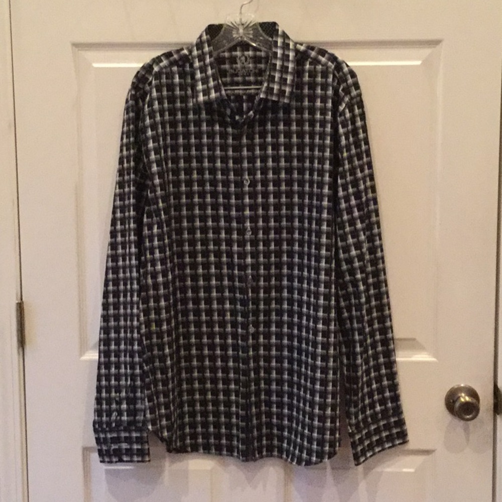 BUGATCHI Uomo Shaped Fit Button Down Men's Shirt